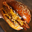 Speck-Doppel-Cheeseburger