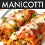 Gebackene Manicotti