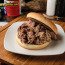 Gehacktes Brisket-Sandwich