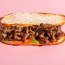 Gegrilltes Steak-Sandwich