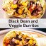 Gegrillter Veggie-Burrito