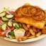 Heilbutt Fisch Chips