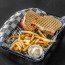 Heißes Rindfleischsandwich