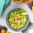 Große Seite Der Guacamole