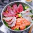 Lachs Sashimi Salat