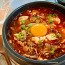 Meeresfrüchte-Tofu-Suppe