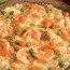 Garnelen Mit. Hummersauce