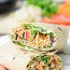 Vegetarisches Wrap