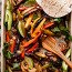 Vegetarische Fajitas